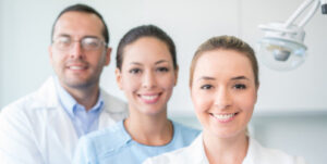 Group of dentists smiling
